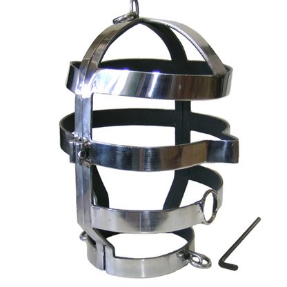 Metal Hard - Maske mit Stahlhalskette