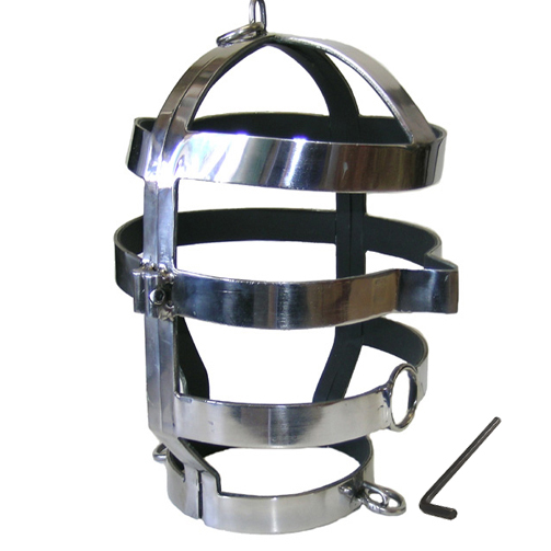 Metal Hard - Maske mit Stahlhalskette