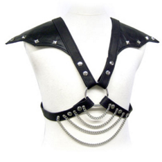 Leather Body - Harness aus Leder und Ketten