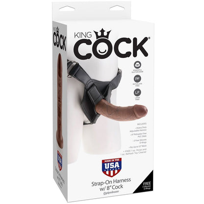 King Cock - Harness mit Naturdildo