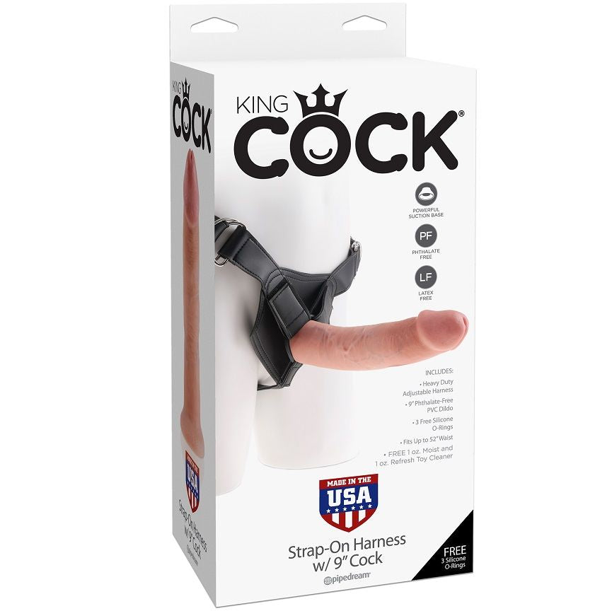 King Cock - Strap-on Harness mit Dildo