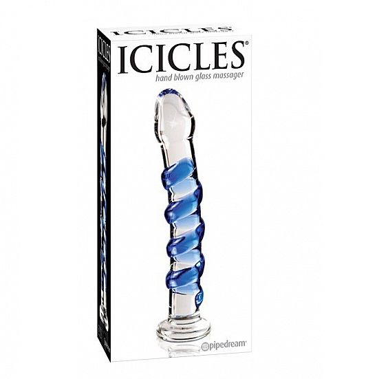 Icicles - No. 5 - Handgefertigter Glasdildo