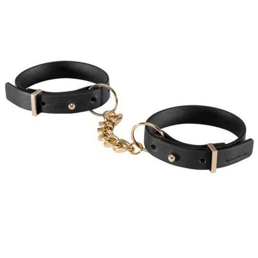 Bijoux - Handschellen aus Leder mit goldener Kette