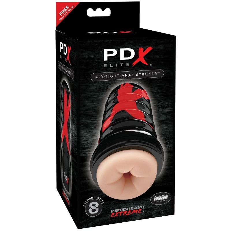PDX - Air-Tight Anal Stroker - Masturbator mit Saugkontrolle