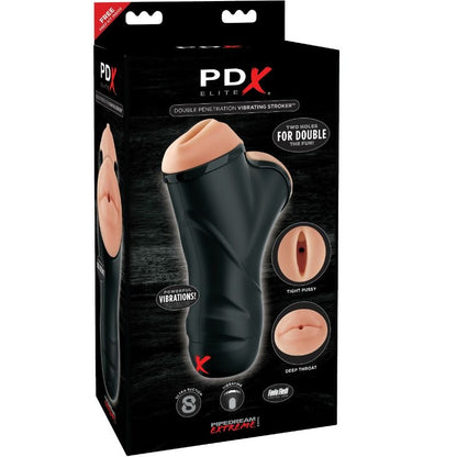 PDX - Vibrierender Stroker mit Doppelpenetration