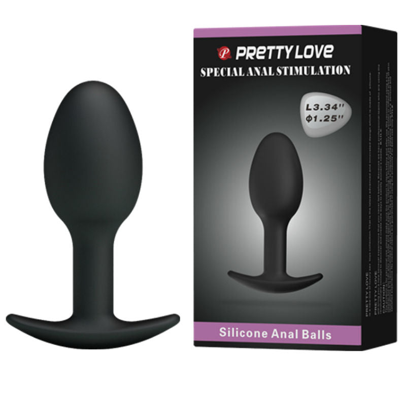 Pretty Love - Analplug - Silikonplug mit beschwerter Kugel