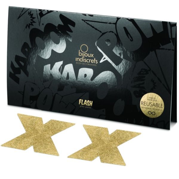 Bijoux - Goldene Kreuze Nippel Cover