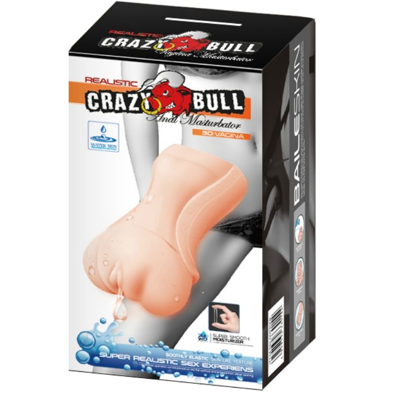 Crazy Bull - Realistischer Masturbator mit Selbstschmierung