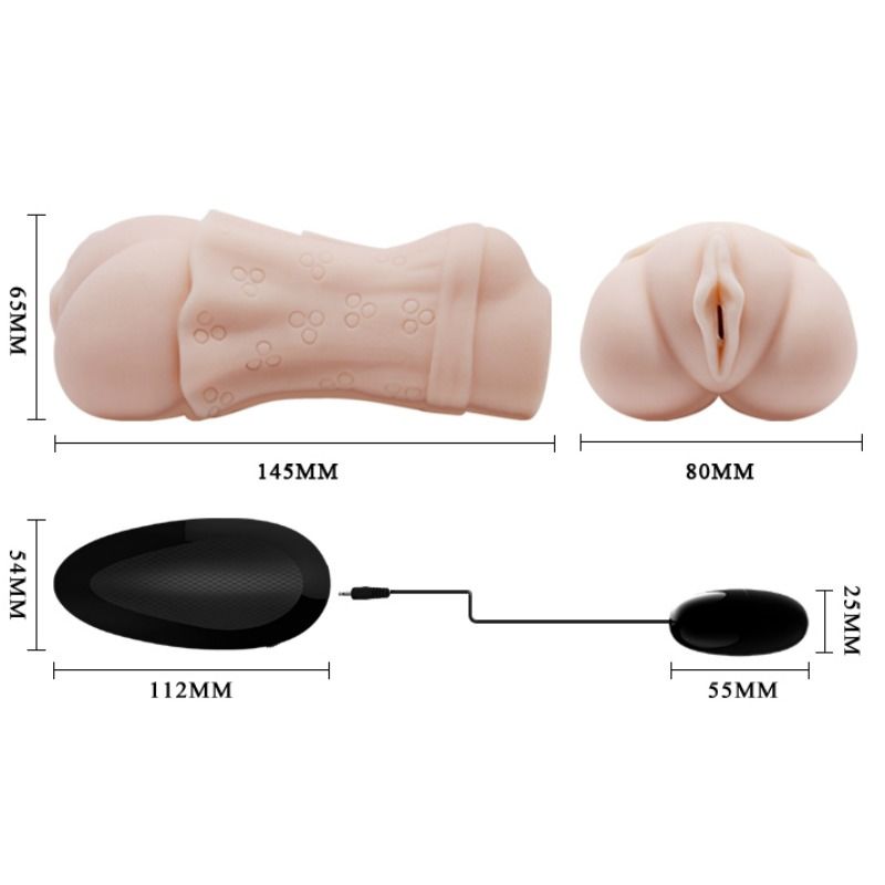 Crazy Bull - Water Skin - Realistischer Masturbator mit Selbstschmierung