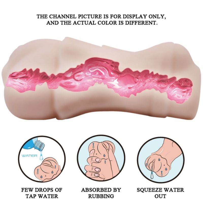 Crazy Bull - Water Skin - Realistischer Masturbator mit Selbstschmierung