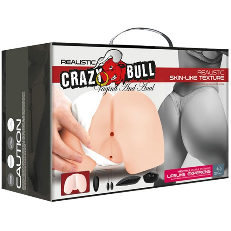 Crazy Bull - Realistischer Masturbator mit Selbstschmierung