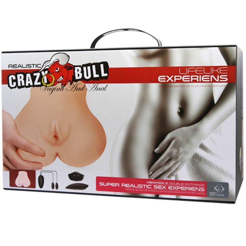 Crazy Bull - Realistische Vagina und Anus mit Vibrationsposition