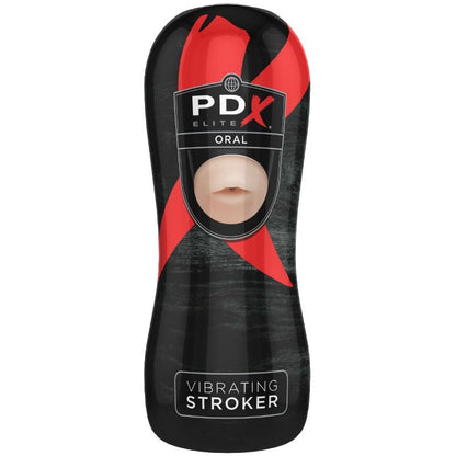 PDX - Vibrating Oral Stroker - Masturbator mit Vibration