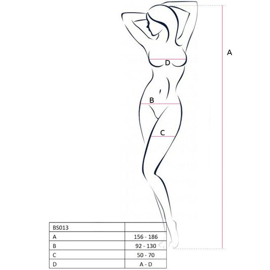 Passion - Netz-Body - Erotischer Einteiler mit Öffnung
