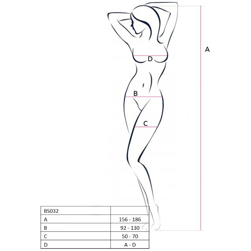 Passion - Netz-Body mit offener Schrittpartie