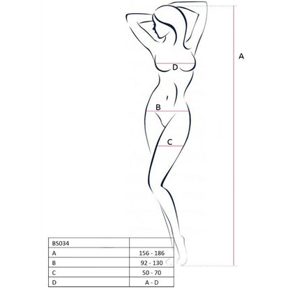 Passion - Netz-Body mit offener Schrittpartie
