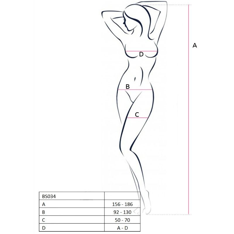 Passion - Netz-Body mit offener Schrittpartie