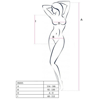 Passion - Netz-Body mit offener Schrittpartie