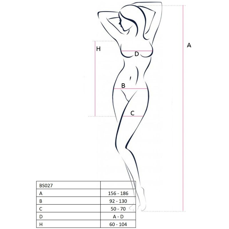 Passion - Netz-Body als kurzes Kleid mit Ärmeln