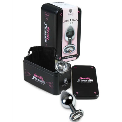 Secretplay - Analplug aus transparentem Aluminium