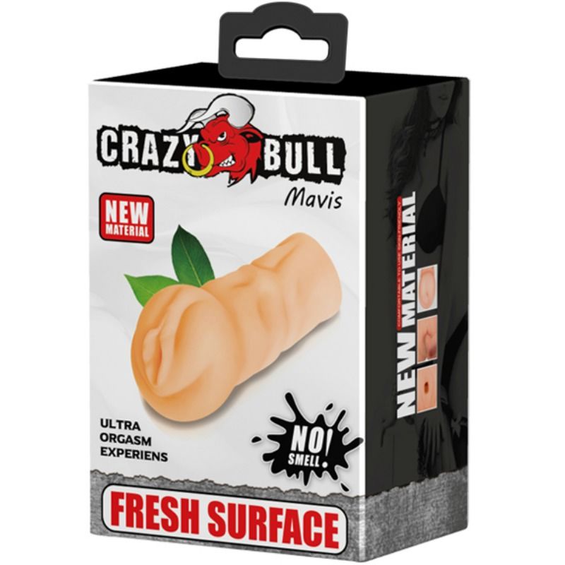 Crazy Bull - Kompakter Masturbator mit engem Stimulationskanal