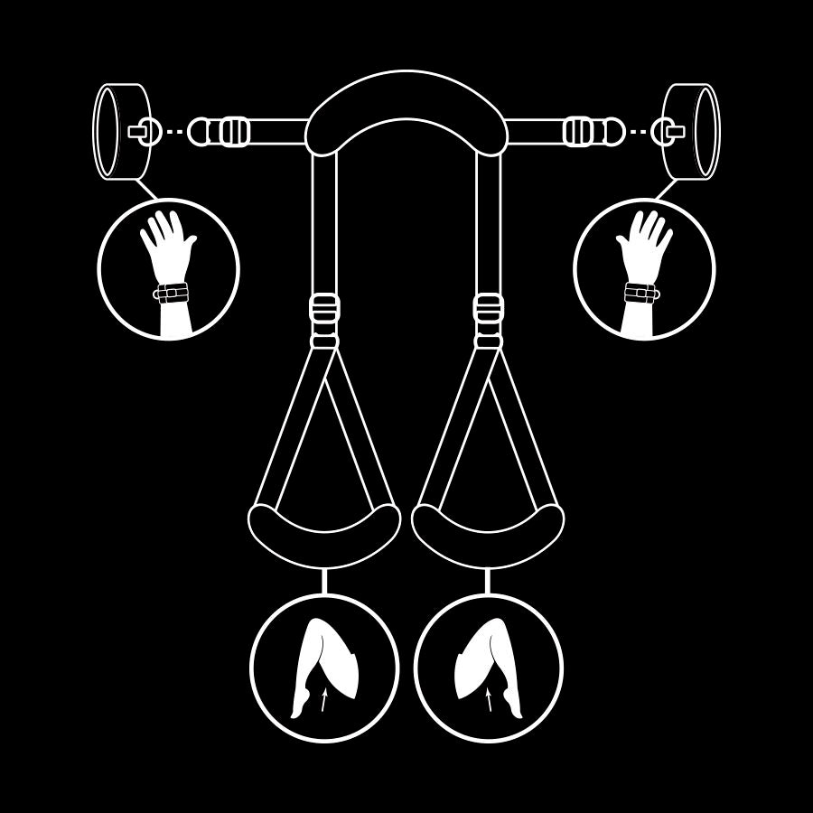 Fetish Submissive - Fessel-Set mit Neoprenfutter