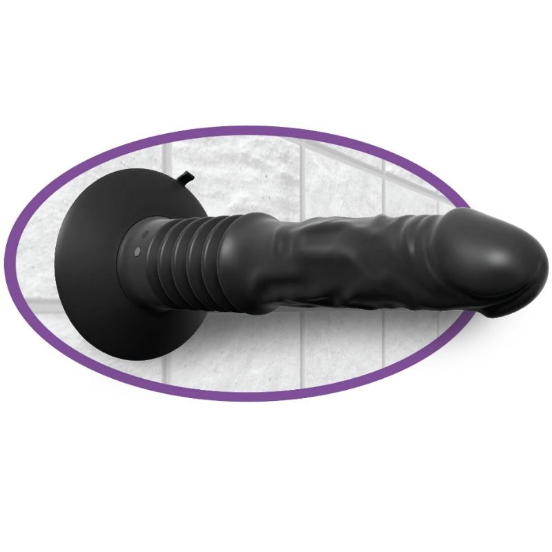 Anal Fantasy - Stoßvibrator - kraftvoller Analvibrator mit Saugfuß