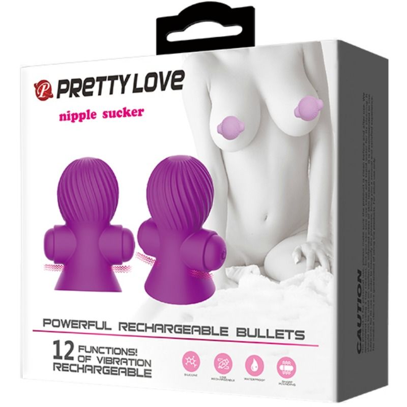 Pretty Love - Nippelstimulatoren mit Vibration