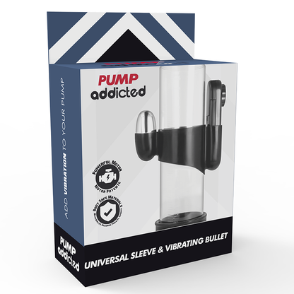 Pump Addicted - Penispumpe mit vibrierendem Bullet