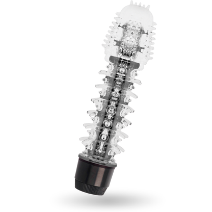GLOSSY - Jelly Vibrator mit Noppenstruktur