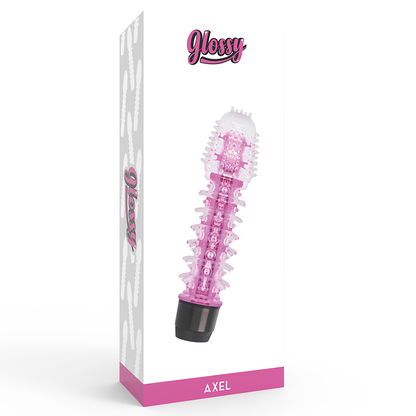 GLOSSY - Jelly Vibrator mit Noppenstruktur