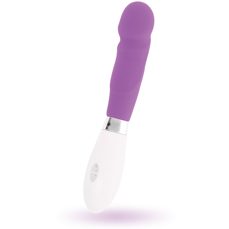 GLOSSY - Silikonvibrator mit abgerundeter Spitze