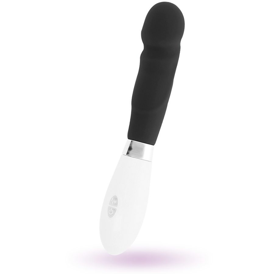 GLOSSY - Silikonvibrator mit abgerundeter Spitze