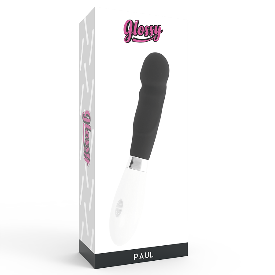 GLOSSY - Silikonvibrator mit abgerundeter Spitze