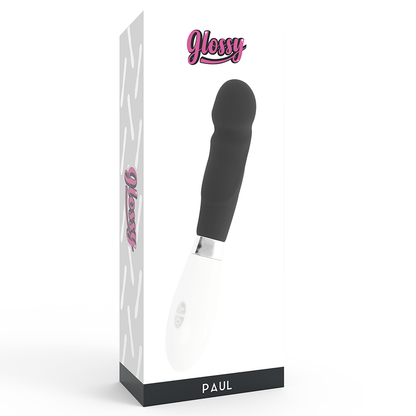GLOSSY - Silikonvibrator mit abgerundeter Spitze