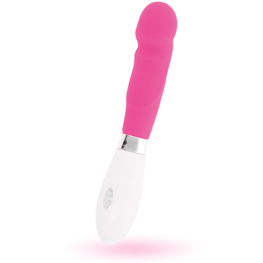 GLOSSY - Silikonvibrator mit abgerundeter Spitze