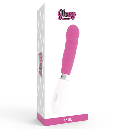 GLOSSY - Silikonvibrator mit abgerundeter Spitze
