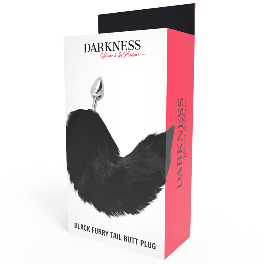 Darkness - Analplug mit Fellschwanz für Reize