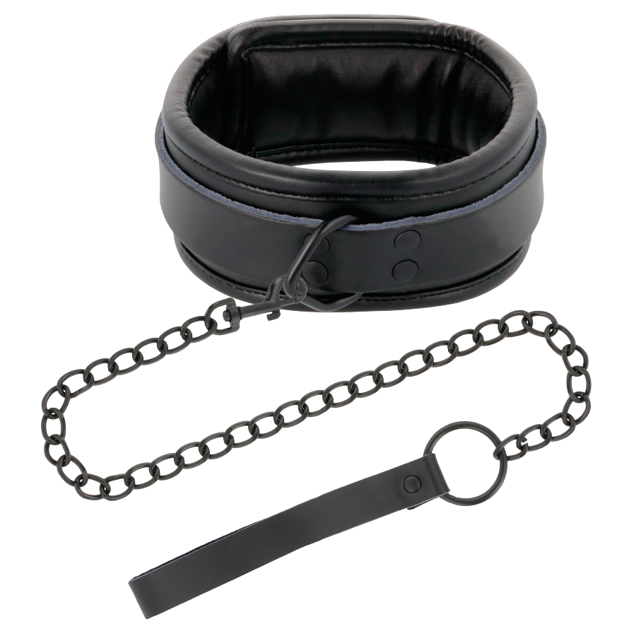 Darkness - BDSM Halsband mit Leine