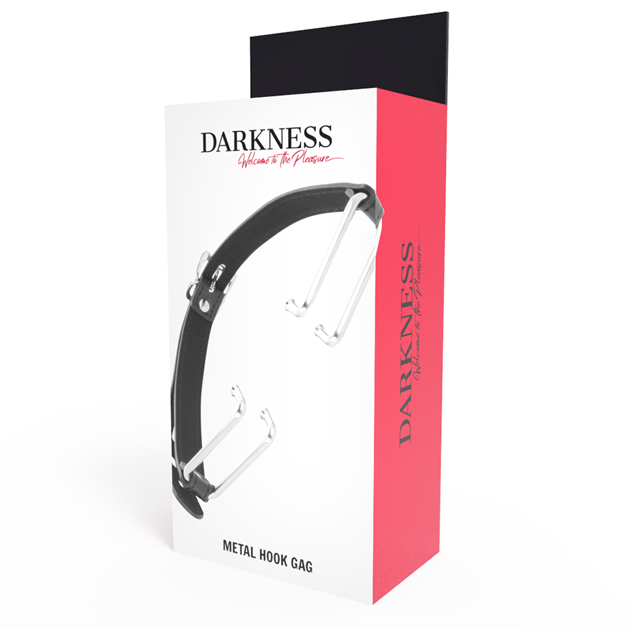 Darkness - Hakenknebel - Mundknebel mit offenem Einsatz