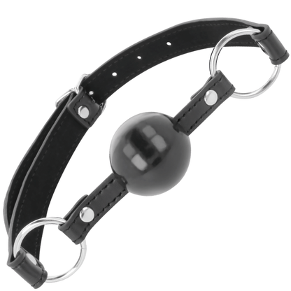 Darkness - Mundknebel - Gepolsterter Knebel mit Lederriemen