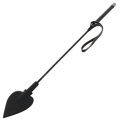 Darkness - Reitpeitsche mit Silikonspitze – BDSM Stimulationspeitsche
