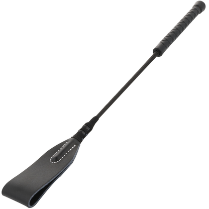 Darkness - Reitpeitsche mit PVC-Spitze – BDSM Stimulationspeitsche