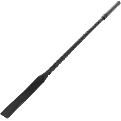 Darkness - Reitpeitsche mit PVC-Spitze – BDSM Stimulationspeitsche