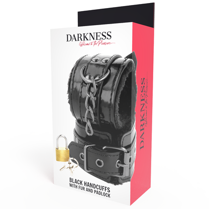 Darkness - Handschellen - Verstellbare Manschetten mit Schloss
