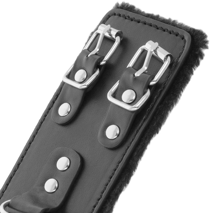 Darkness - Verstellbare Leder-Knöchel-Handschellen