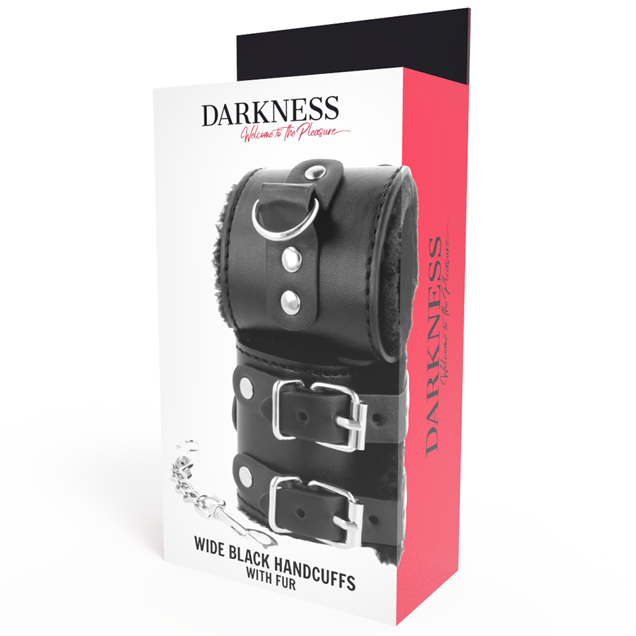 Darkness - Verstellbare Leder-Knöchel-Handschellen