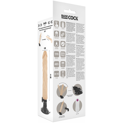 Basecock - Penis-Vibrator mit Fernbedienung Schwarz