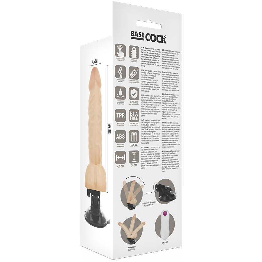 Basecock - Vibrationsdildo - Realistischer Flex-Vibrator
