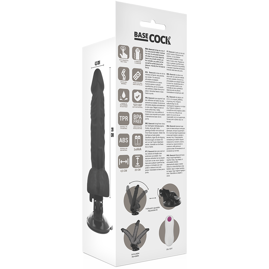 Basecock - Vibrationsdildo - Realistischer Flex-Vibrator